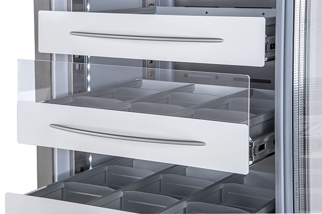 Alzatina frontale in plexiglass per cassetto