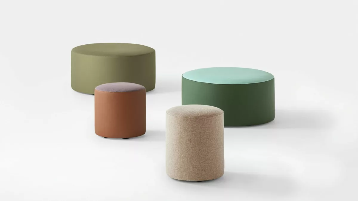 Pouf cilindrico