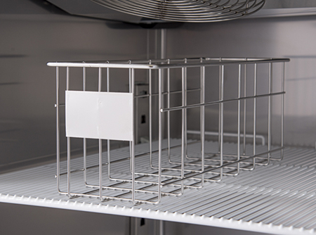Rack in filo d'acciaio cm 14 x 42 x 15 H (max 3 per ripiano)