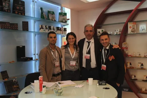 Dettaglio dei materiali selezionati per lo stand PharmExpo