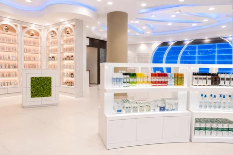 Farmacia OASI — Isole espositive