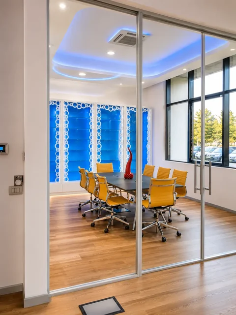 Consalvo Servizi, Roma — Sala riunioni vetrata