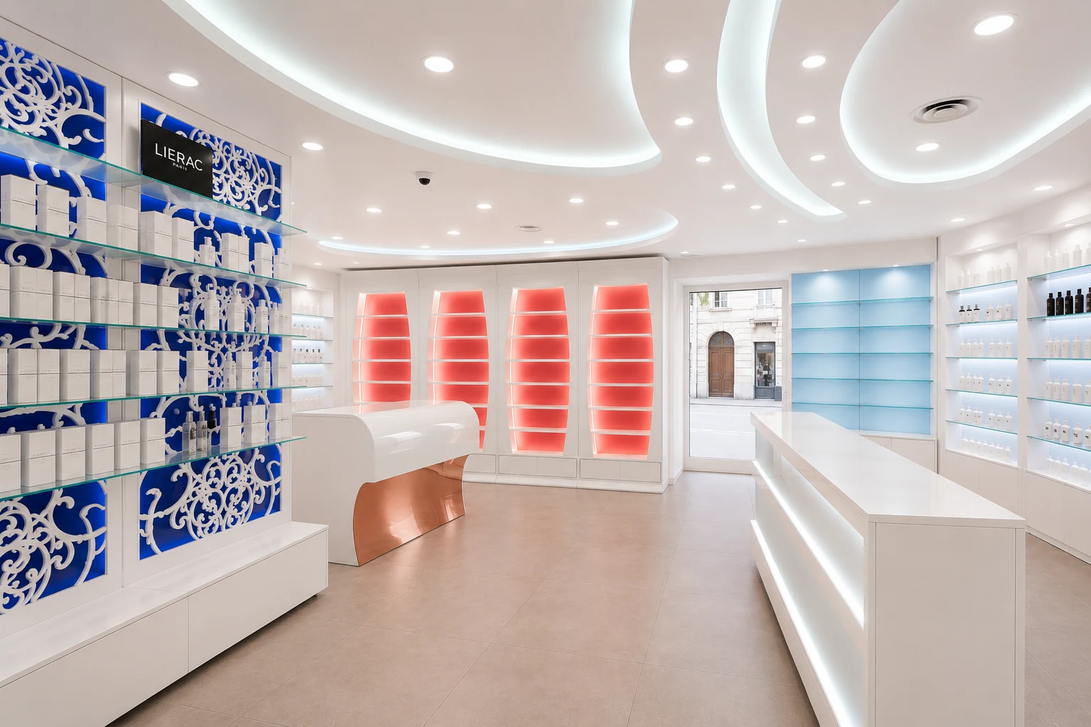 Interni della farmacia